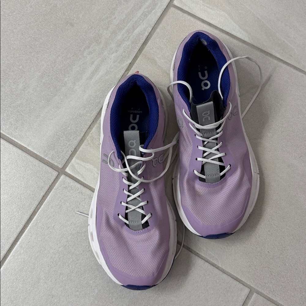 On Running Purple and Blue Sneakers